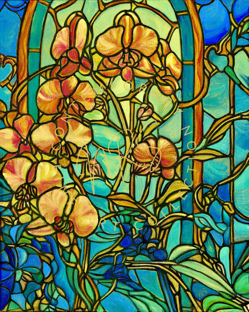 Orchids in LIght | 16 x 20 in. Oil on Canvas | Status: Available